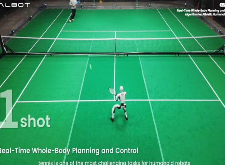 Il video del robot umanoide che gioca a tennis e vince quasi sempre (ma non con i professionisti)