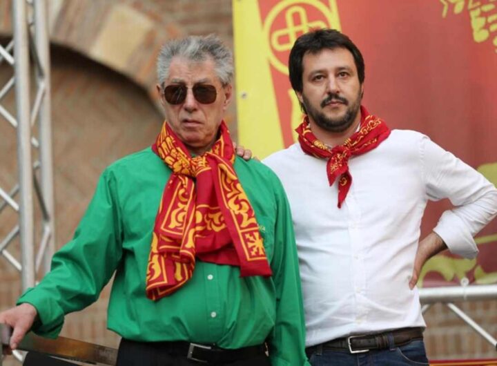 Bossi con Salvini