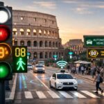 semaforo luce bianca roma