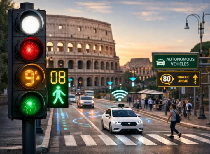 semaforo luce bianca roma