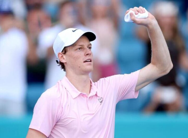 Sinner festeggia a Miami