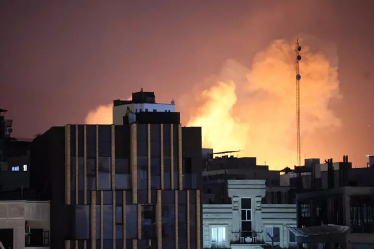 teheran sotto le bombe