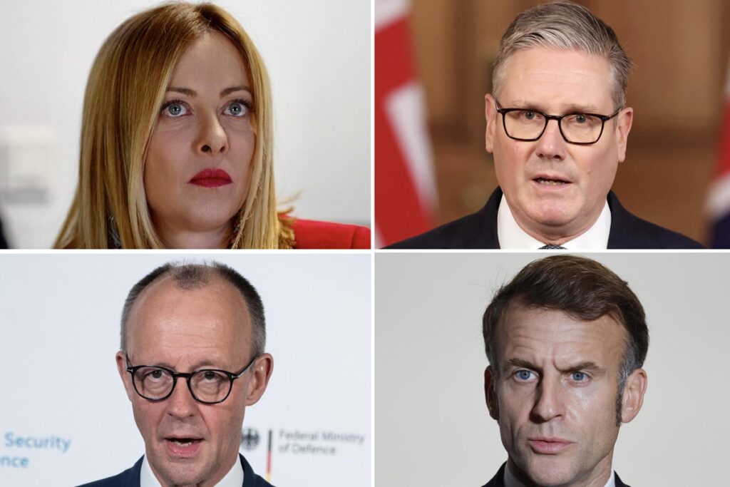 telefonata Meloni-Starmer-Macron-Merz: "Diplomazia e coordinamento militare"