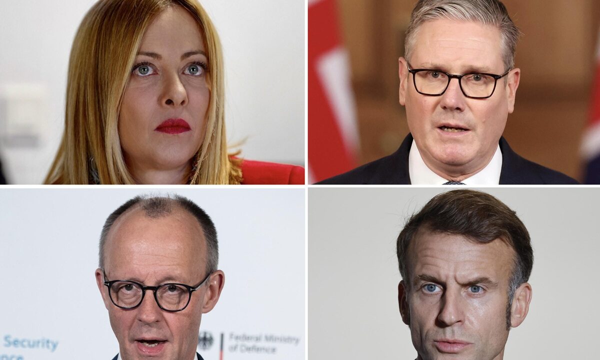 telefonata Meloni-Starmer-Macron-Merz: "Diplomazia e coordinamento militare"