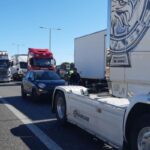 tir fermi in autostrada