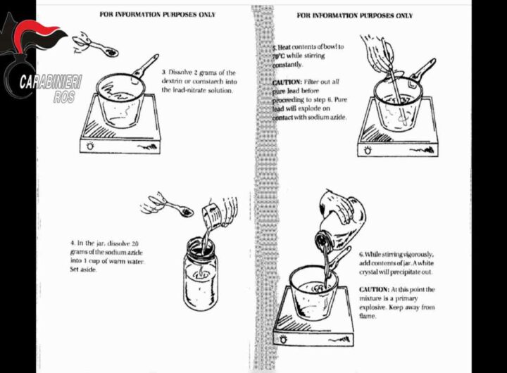 Arrestato 17enne, fabricava armi e ordigni chimici per compiere una strage nella sua scuola