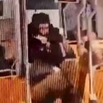 Interno tram prima del deragliamento a Milano