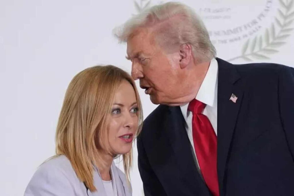 Meloni e Trump