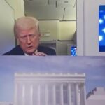 Trump mostra immagine della sala da ballo della Casa Bianca