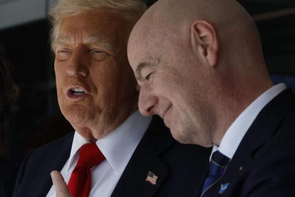 trump incontra infantino