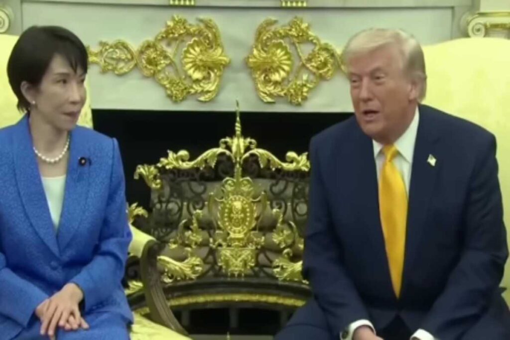 Trump e la premier giapponese