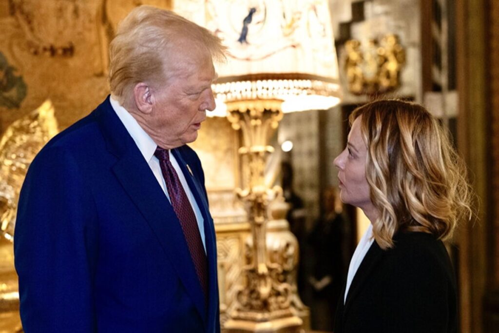 Donald Trump e Giorgia Meloni