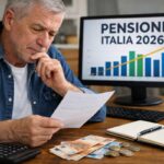 uomo studia pensione