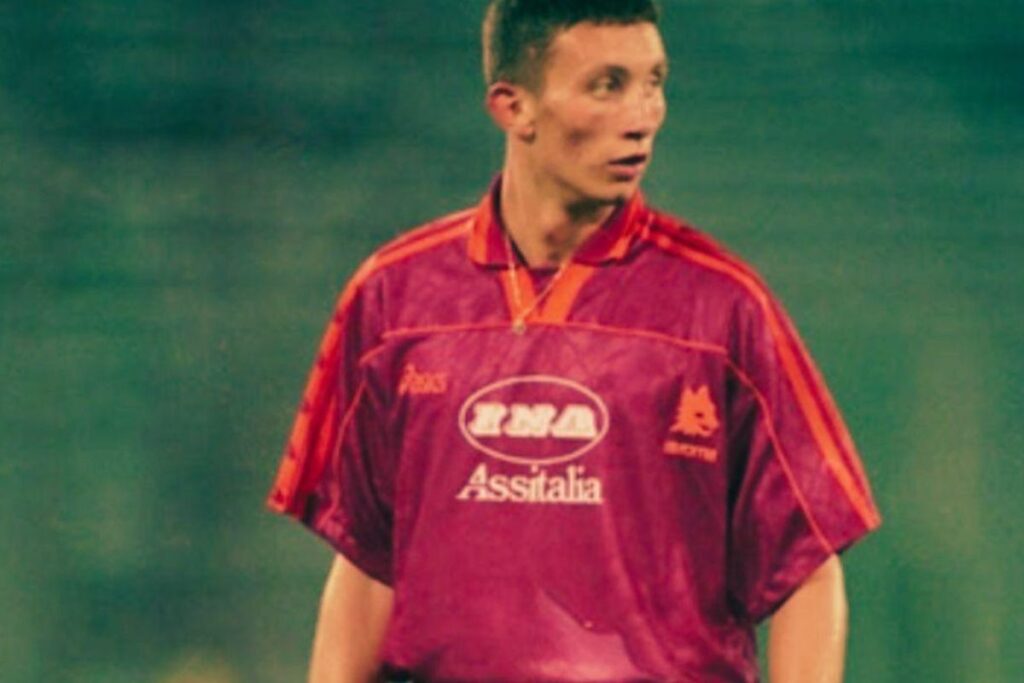 gianluca cherubini con la maglia della as roma