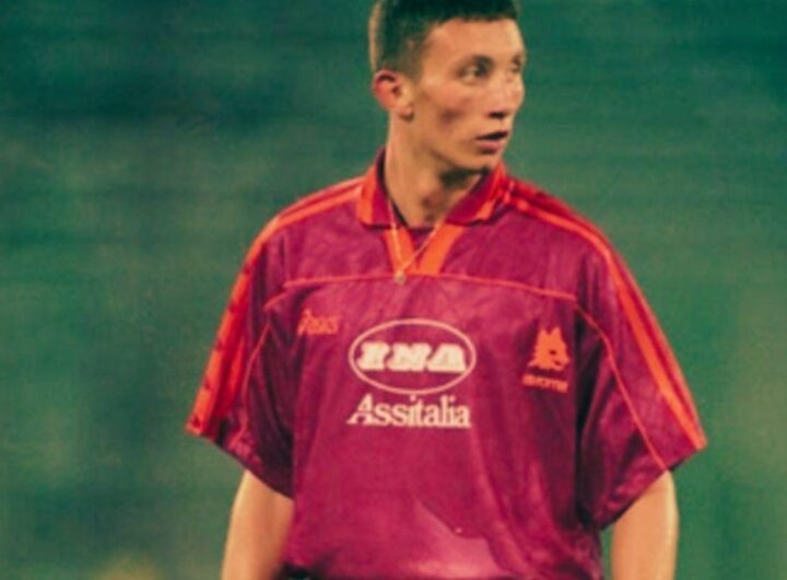 gianluca cherubini con la maglia della as roma