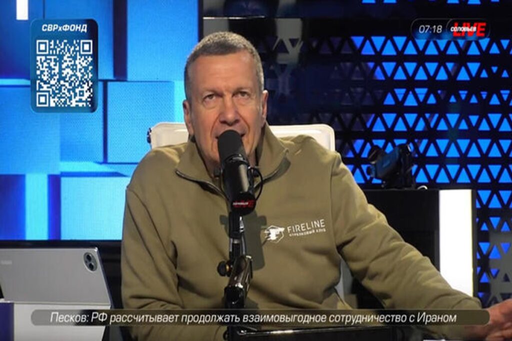 Il conduttore russo Vladimir Solovyov