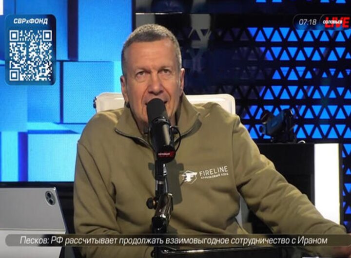 Il conduttore russo Vladimir Solovyov