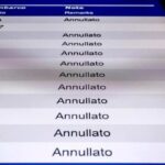 Volo aereo annullato