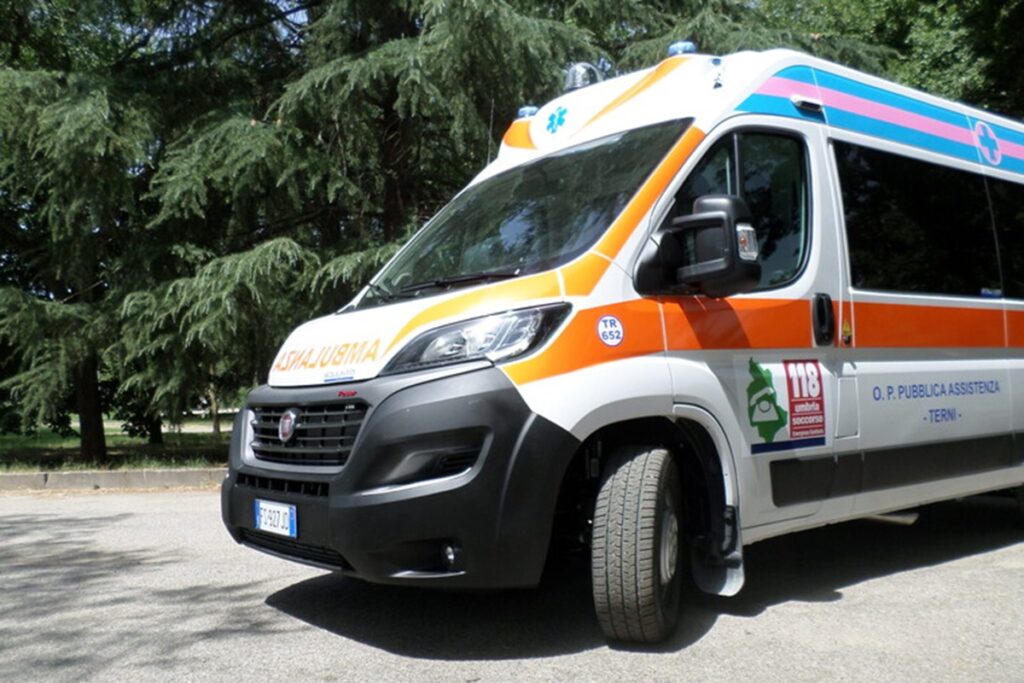Un'ambulanza