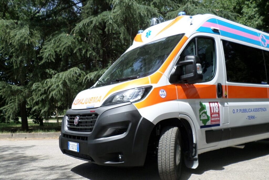 Un'ambulanza