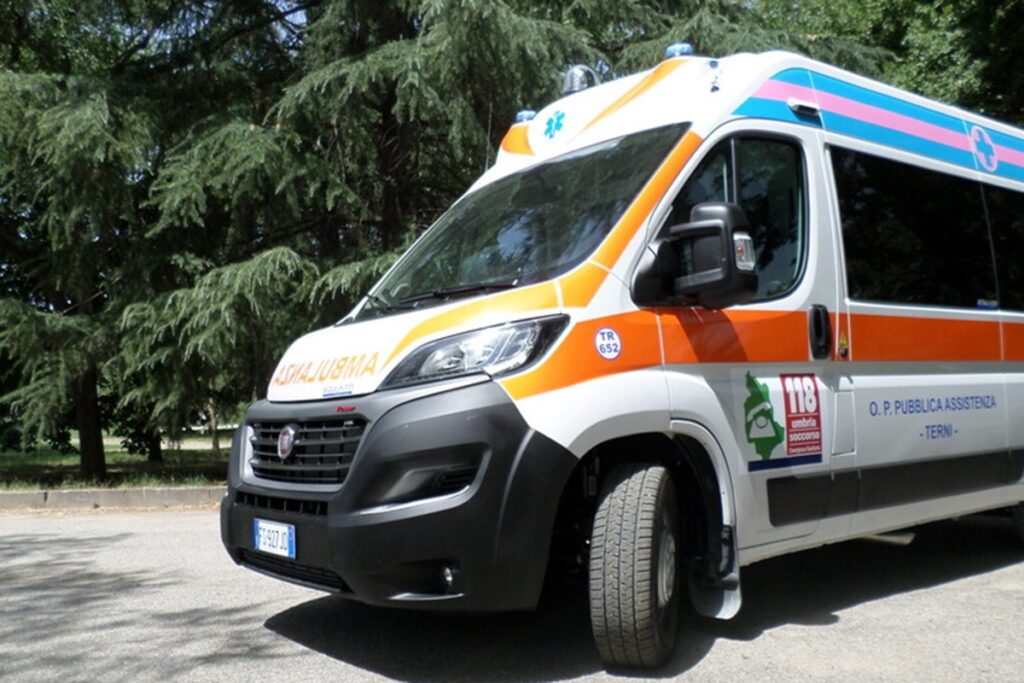 Un'ambulanza