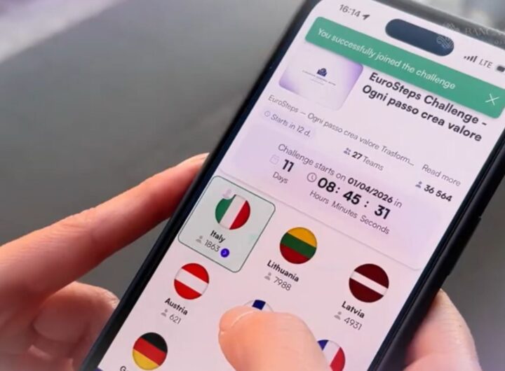 app EuroSteps Walking Challenge