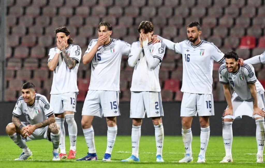 azzurri sconfitti