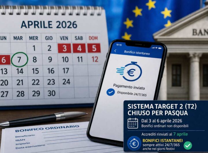 blocco bonifici ordinari a pasqua