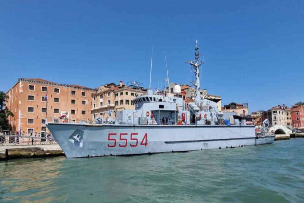 Il cacciamine Gaeta a Venezia nel 2023