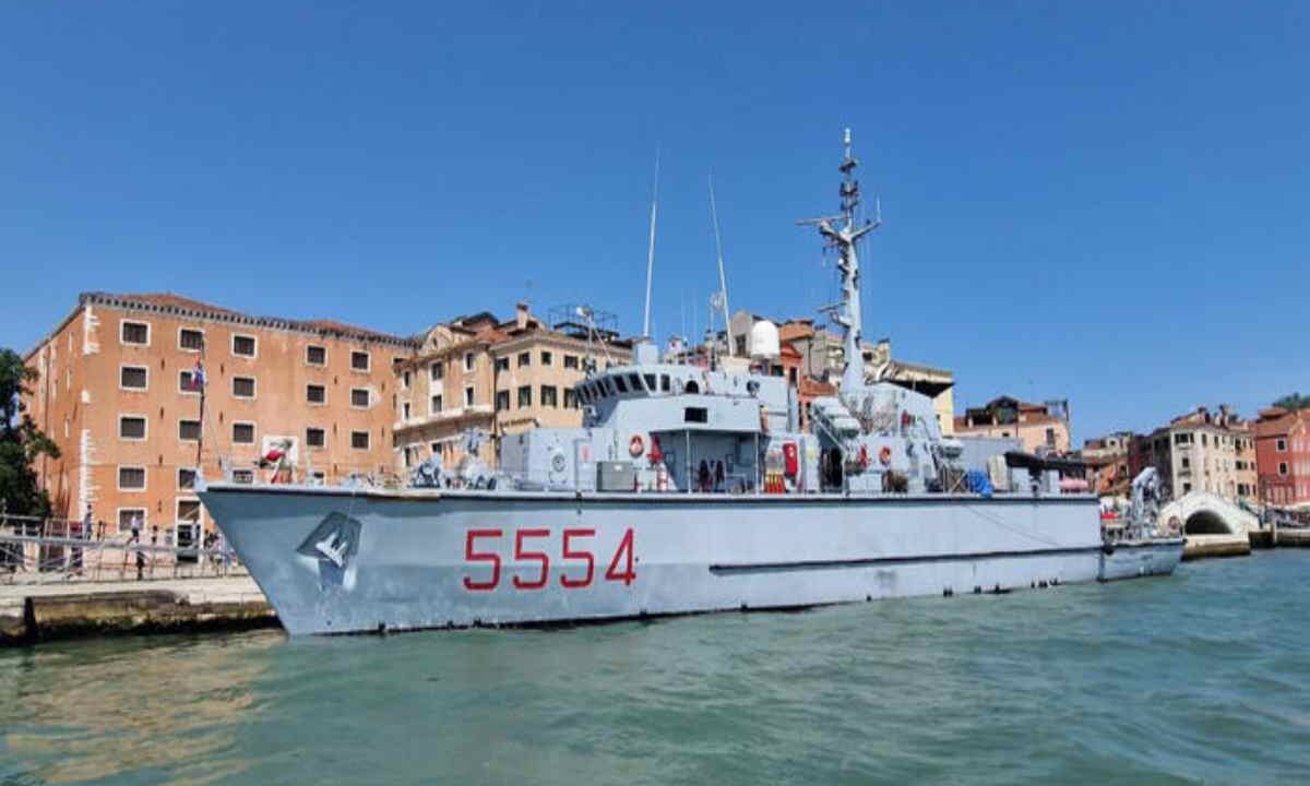 Il cacciamine Gaeta a Venezia nel 2023
