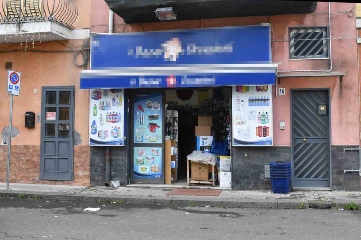 Il luogo in cui è avvenuto l'accoltellamento a Catania