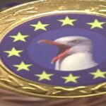 Medaglia con gabbiano