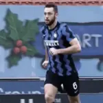 De Vrij in azione con la maglia dell'Inter