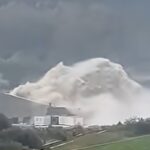 diga del liscione stracolma