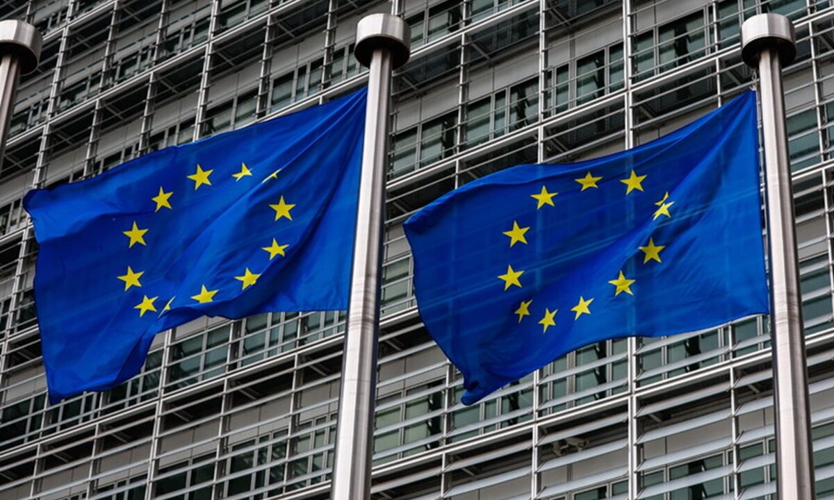 La bandiera dell'Unione Europea
