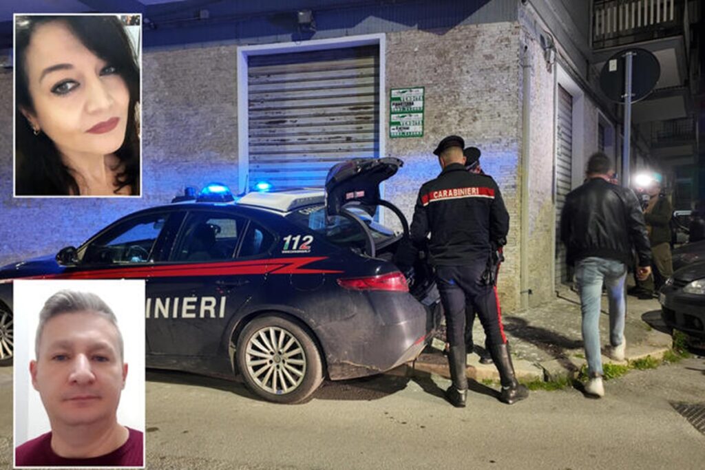 Femminicidio a Foggia, i carabinieri nel luogo della tragedia