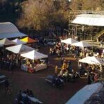 Una foto del Forte Prenestino durante un evento (