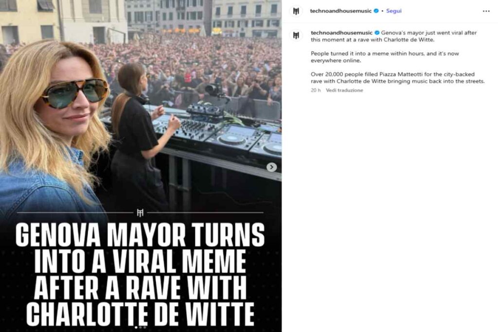 Silvia Salis con la de Witte