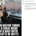 Silvia Salis con la de Witte