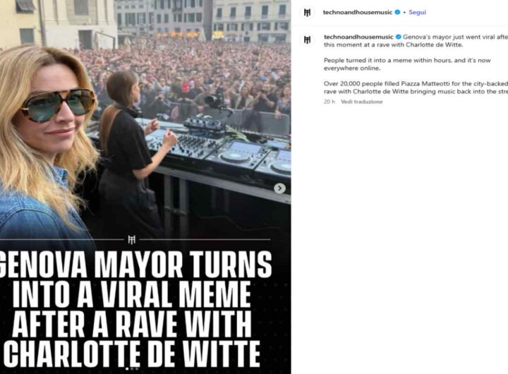 Silvia Salis con la de Witte