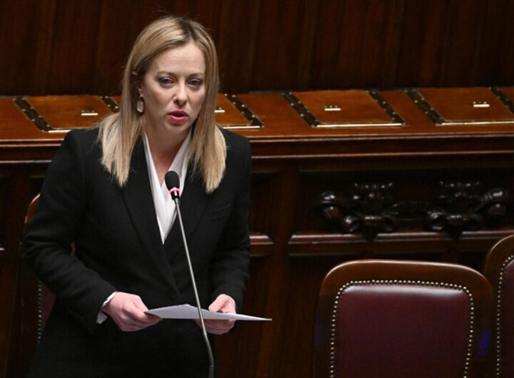 La premier Giorgia Meloni