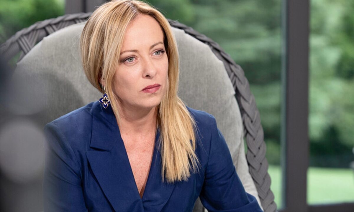 La premier Giorgia Meloni