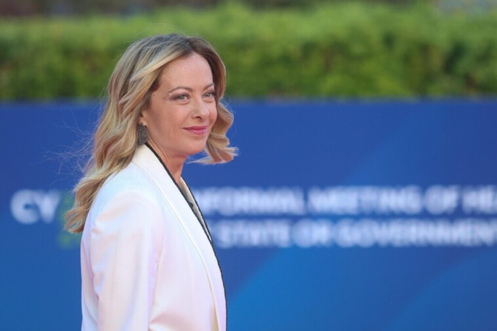 La premier Giorgia Meloni