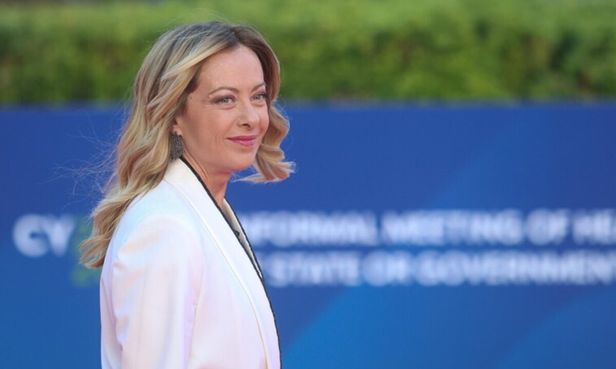La premier Giorgia Meloni