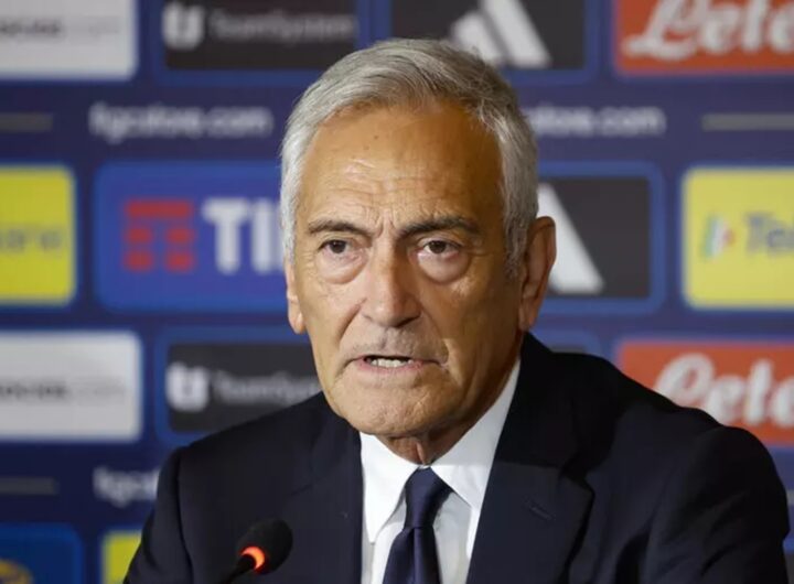 Il presidente della Figc Gabriele Gravina