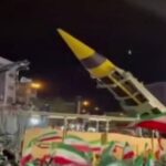 Missile iraniano in piazza