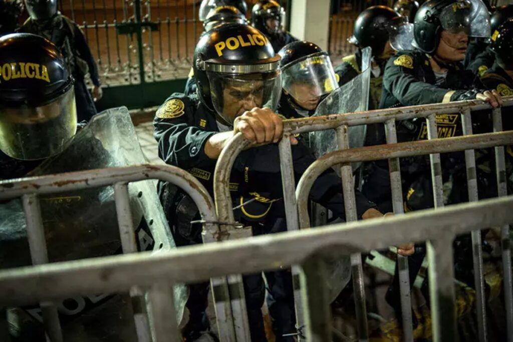 La polizia peruviana