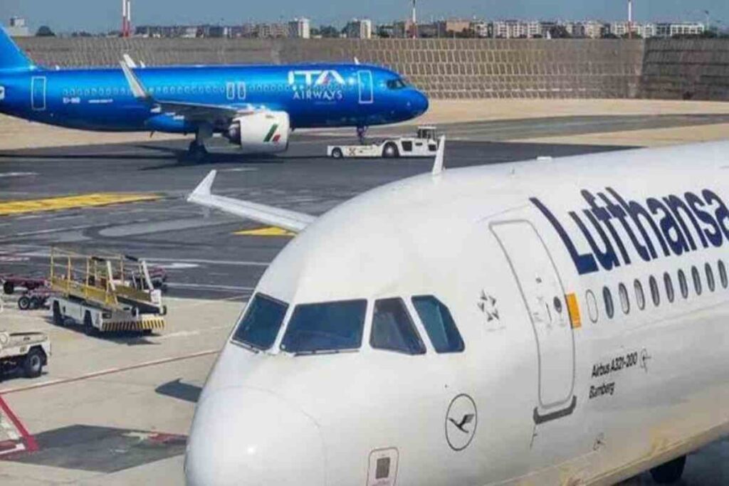 Aerei Lufthansa e Ita