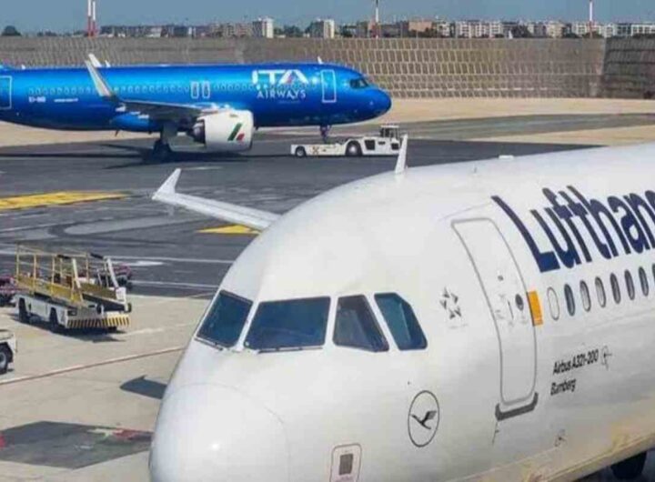 Aerei Lufthansa e Ita