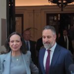 Machado con il leader di Vox